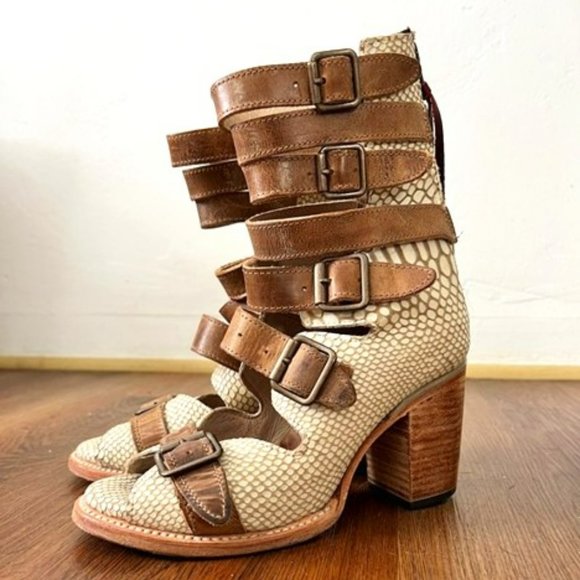 freebird open toe booties